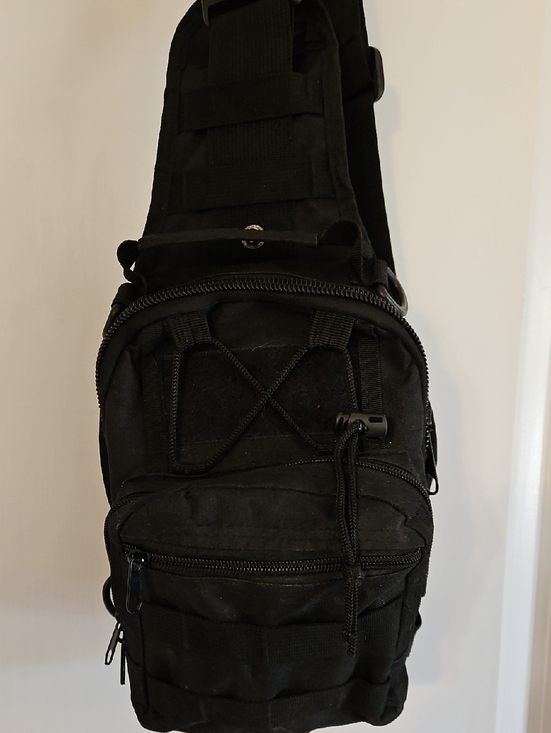 Source Unknown Handbags - Source Unknown Men Or Women Black Tactical Crossbody Sling Bag
